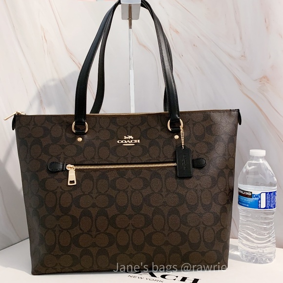 Coach | Bags | New Coach Signature Gallery Zip Tote | Poshmark